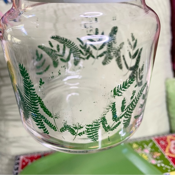 70s Botanical Glass Canister - Picture 3 of 6